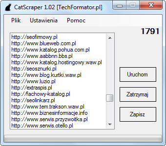 CatScraper wersja 1.02