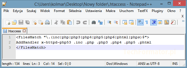 Htaccess PHP 5.3