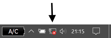 ikona wifi karta wylaczona