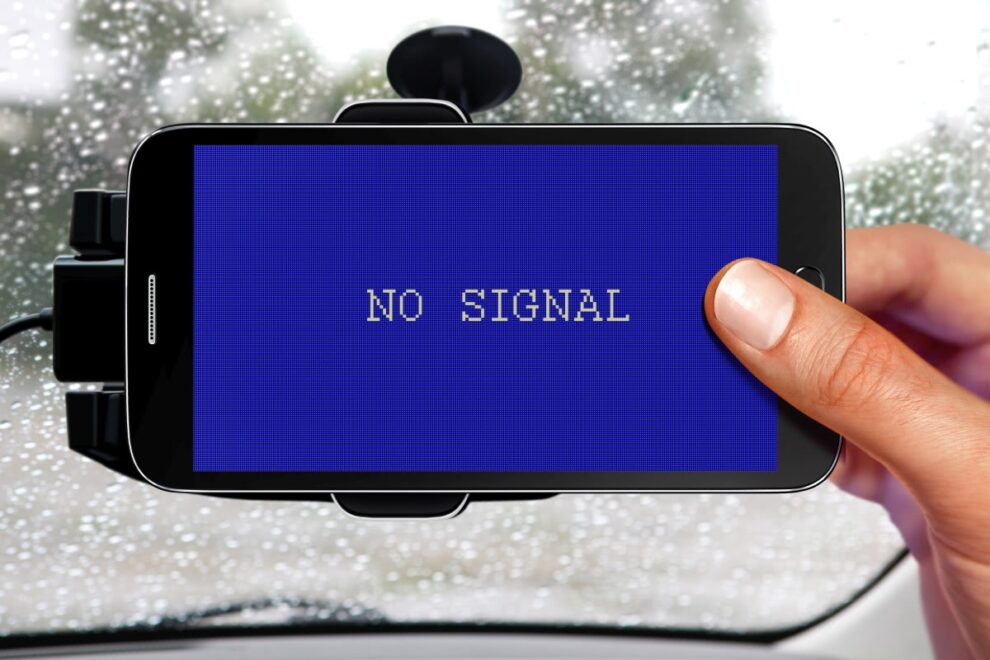 no gps signal