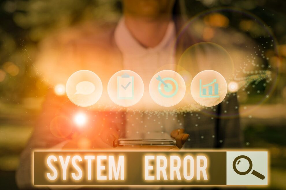 system error
